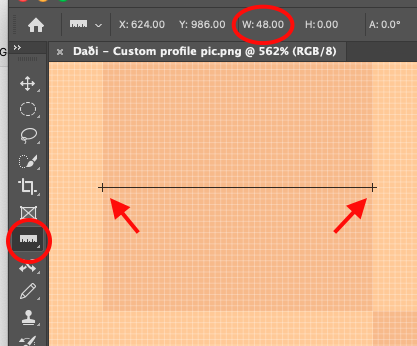 Measuring a pixel